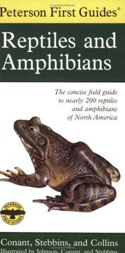Cover of: Peterson First Guide to Reptiles and Amphibians by Roger Conant, Robert C. Stebbins, Joseph T. Collins