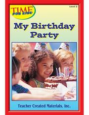 Cover of: My Birthday Party Level 2 (Early Readers from TIME For Kids)