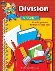 Cover of: Division Grade 4 (Practice Makes Perfect)