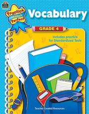 Cover of: Vocabulary Grade 4 (Practice Makes Perfect)