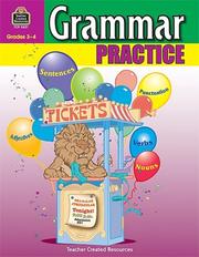Cover of: Grammar Practice for Grades 3-4