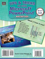Cover of: Tips & Tricks for Using Microsoft(R) PowerPoint(R)
