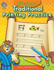 Cover of: Bible-Themed Traditional Printing Practice
