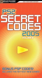 Cover of: PlayStation 2 Secret Codes, Volume 2 (Secret Codes) by BradyGames