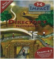 Cover of: 5-G Impact Fall Quarter Director's Notebook: Doing Life With God in the Picture (Promiseland)