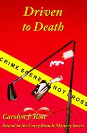 Cover of: Driven to Death by Carolyn Rose