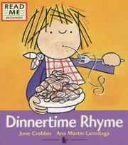 Cover of: Dinnertime Rhyme (Read Me) by June Crebbin
