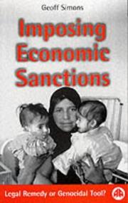 Cover of: Imposing Economic Sanctions: Legal Remedy or Genocidal Tool?