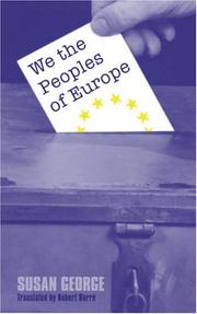 Cover of: We, the Peoples of Europe by Susan George