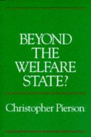 Cover of Beyond the Welfare State?