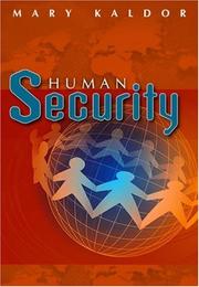 Cover of: Human Security