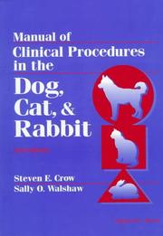 Cover of: Manual of clinical procedures in the dog, cat, and rabbit