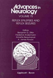 Cover of: Reflex Epilepsies and Reflex Seizures (Advances in Neurology) by Benjamin G. Zifkin