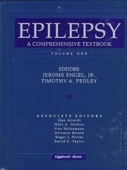 Cover of: Epilepsy by 