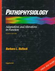 Cover of: Pathophysiology by Barbara L. Bullock