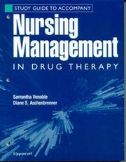 Cover of: Study Guide to Accompany Cleveland's Nursing Management in Drug Therapy