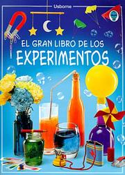 Cover of: El Gran Libro De Los Experiementos/Big Book of Experiments
