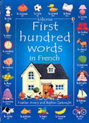Cover of: First 100 Words in French (Usborne First 100 Words)