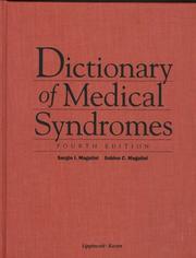 Cover of: Dictionary of medical syndromes by Sergio I. Magalini