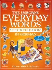 Cover of: Everyday Words Sticker Book in German