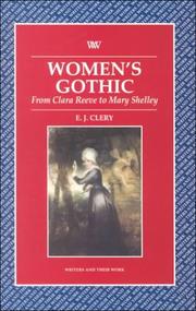 Cover of: Women's Gothic: From Clara Reeve to Mary Shelley (Writers and Their Work)