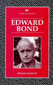 Cover of: Edward Bond (Writers & Their Work) by 