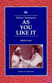 Cover of: As You Like It by William Shakespeare, Penny Gay