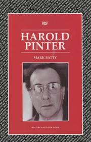 Cover of: Harold Pinter by Mark Batty