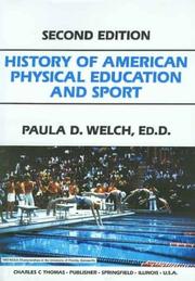 Cover of: History of American physical education and sport