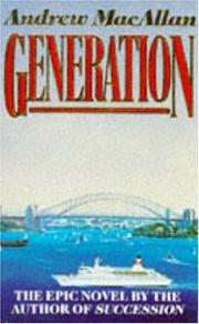 Cover of: Generation by Andrew MacAllan