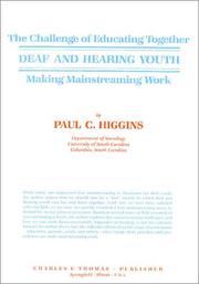 Cover of: The Challenge of Educating Together Deaf and Hearing Youth Making Mainstreaming Work by 