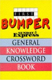 Cover of: First Bumper Crosswrod