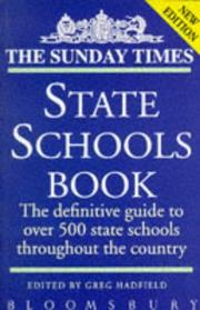 Cover of: "Sunday Times" State Schools Book by Greg Hadfield, Greg Hadfield