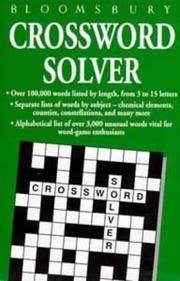 Cover of: Bloomsbury Crossword Solver (Crossword)
