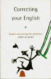 Correcting Your English by Harry Blamires