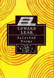 Cover of: Selected Poems of Edward Lear (Bloomsbury Poetry Classics)