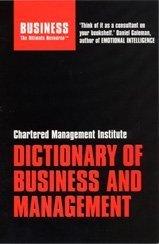 Cover of: Cmi Dictionary of Business and Management (Business the Ultimate Resource) by Jonathan Glasspool