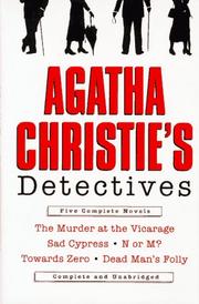 Cover of: Agatha Christie's detectives by Agatha Christie