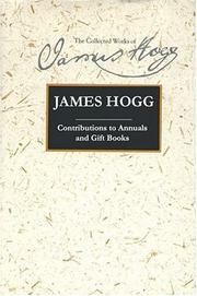 Cover of: Contributions to Annuals and Gift Books (Collected Works of James Hogg)