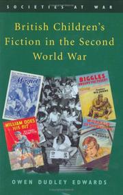 Cover of: British Children's Fiction in the Second World War (Societies at War)