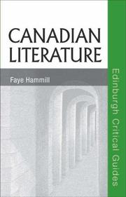 Cover of: Canadian Literature (Edinburgh Critical Guides to Literature)