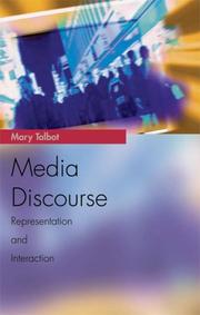 Cover of: Media Discourse: Representation and Interaction (Media Topics)