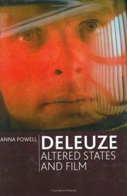 Cover of: Deleuze, Altered States and Film