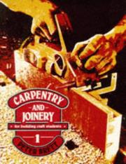 Cover of: Carpentry & Joinery for Building Craft Students