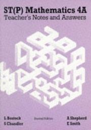 Cover of: S. T. (P) Mathematics (ST(P) Mathematics) by L. Bostock, S. Chandler, A. Shepherd, E. Smith