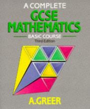 Cover of: A Complete GCSE Mathematics by A. Greer