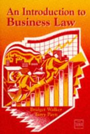 Cover of: An Introduction to Business Law