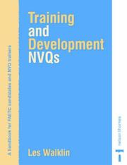 Training and development NVQs by Les Walkin, L. Walklin