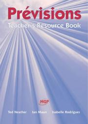 Cover of: Previsions: Teacher's Resource Book (Previsions)