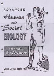Cover of: A-Level Human & Social Biology by Glenn Toole, Susan Toole